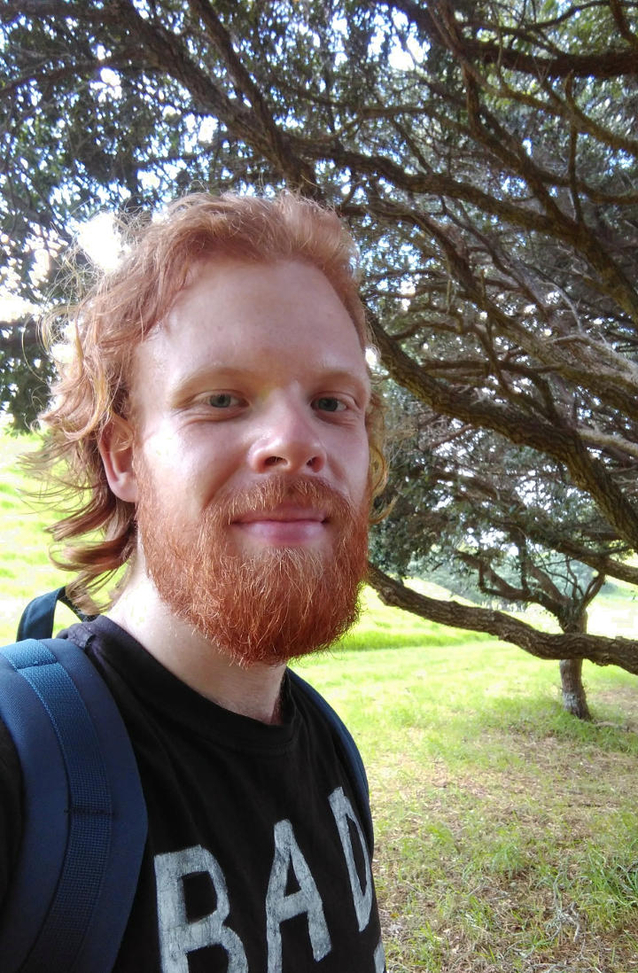 A photo of me on Urupukapuka Island, New Zealand
